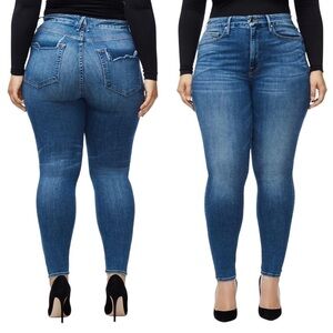 GOOD AMERICAN Plus Size Good Legs Skinny Jeans In Blue107